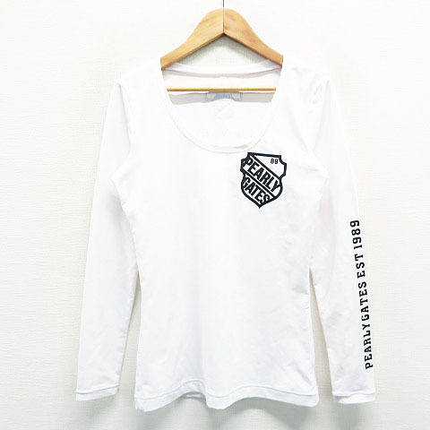 大得価，本物保証 PEARLY GATES パーリーゲイツ 長袖Tシャツ ホワイト系 0 240001416618 ゴルフウェア レディース(パーリーゲイツ)｜売買されたオークション情報、yahooの商品情報をアーカイブ公開 - オークファン シャツ