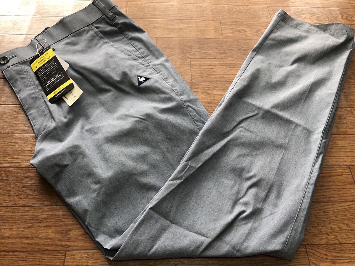 限定セール，HOT ルコック ウエスト85センチ グレー メンズ ゴルフウェア シャンブレー ロングパンツ QGMNJD15(84cm～)｜売買されたオークション情報、yahooの商品情報をアーカイブ公開 - オークファン パンツ、スラックス
