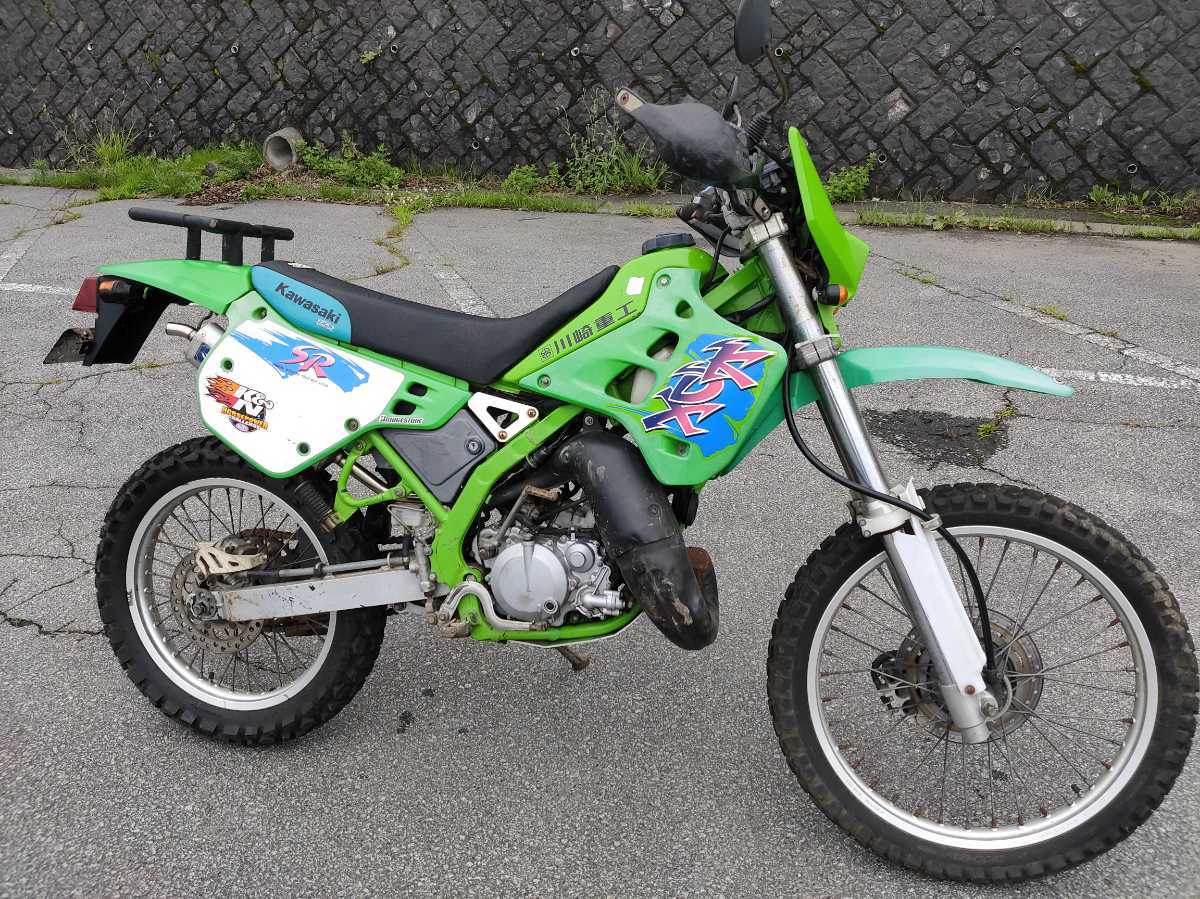 実働 カワサキ KDX125SR KDX125 kawasaki エンジン始動動画あり 腰下 