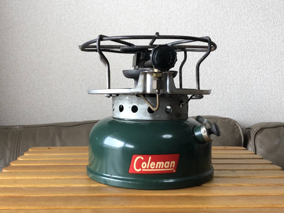 高品質，人気SALE ビンテージ コールマン 500A シングルストーブ 56年9月(ガソリン)｜売買されたオークション情報、yahooの商品情報をアーカイブ公開 - オークファン ガソリン