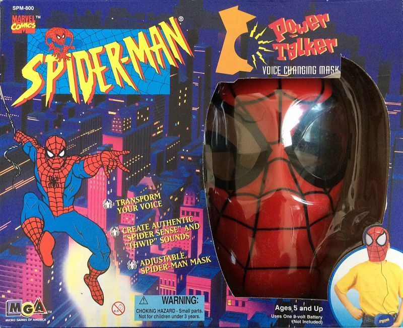 SPIDER-MAN POWER TALKER - VOICE CHANGING MASK　スパイダーマン 声の変わるマスク