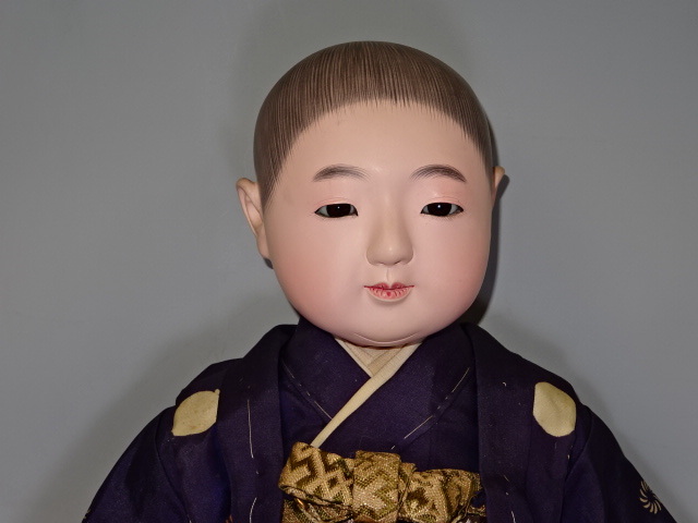 古い市松人形 男の子 東光の銘あり 43㎝ おもちゃ、ゲーム 日本人形