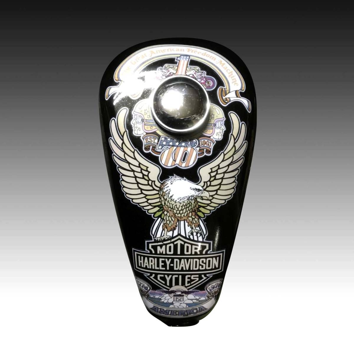 0 ハーレー タンク ステッカー - 1976-77年XL リバティ AMF LIBERTY 