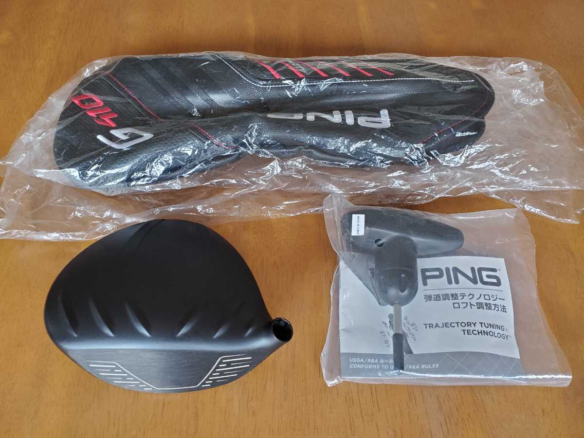 【人気，本物保証】 日本仕様 ピン PING G410 PLUS 10.5 ヘッドのみ レンチ ヘッドカバー(ピン)｜売買されたオークション情報、yahooの商品情報をアーカイブ公開 - オークファン 男性右きき用