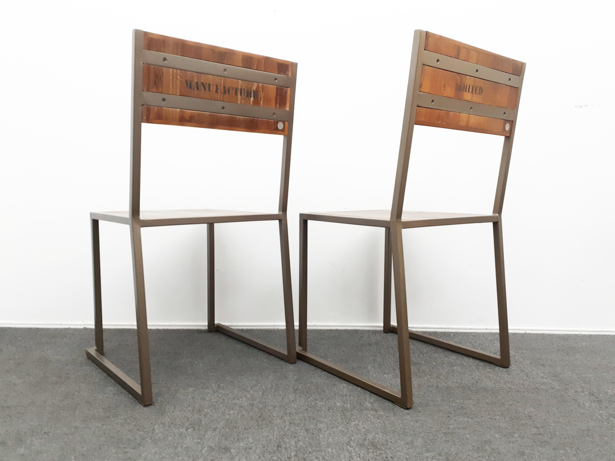 □使用少美品□d-Bodhi ディーボディ□FERUM INDUSTRIAL DINING CHAIR 