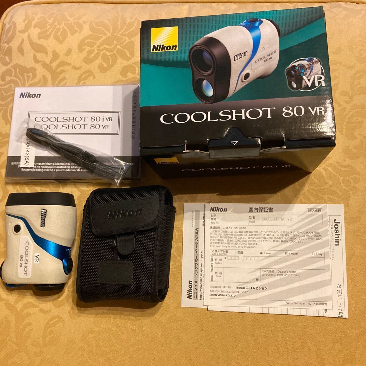 Nikon COOLSHOT VR 80i ニコン レーザー距離計 ゴルフ用レーザー距離計 ゴルフ 現状 | - 専用 ゴルフ用距離計 ゴルフ用 概要 レーザー距離計ケース（全8色）