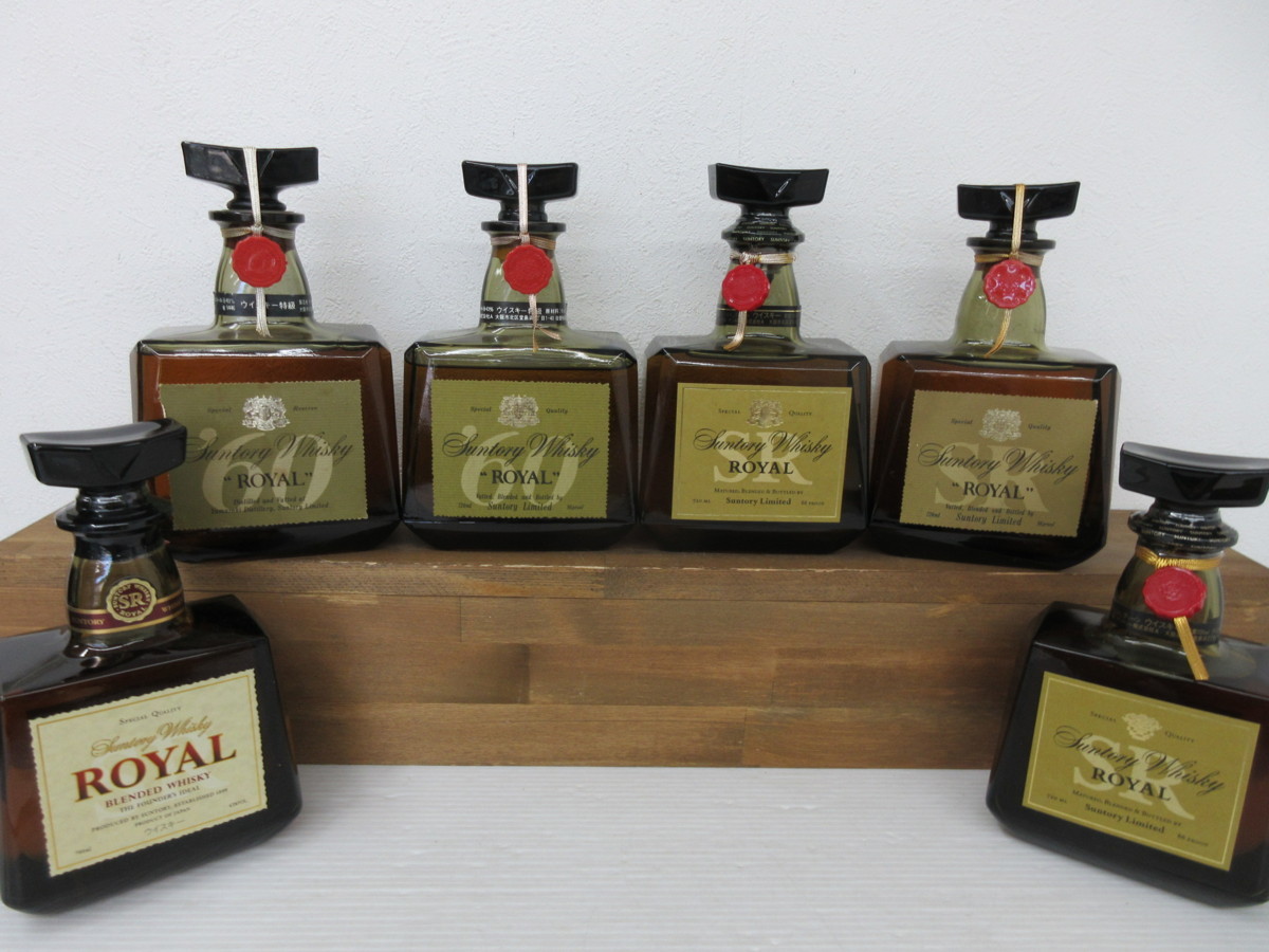  サントリー ローヤル 6本セット SUNTORY ROYAL SR '60 700 720ml 43% 特級表記2本有り 古酒 未開栓 1円スタート 発送先広島限定/8-24-11(日本)｜売買されたオークション情報、yahooの商品情報をアーカ 日本