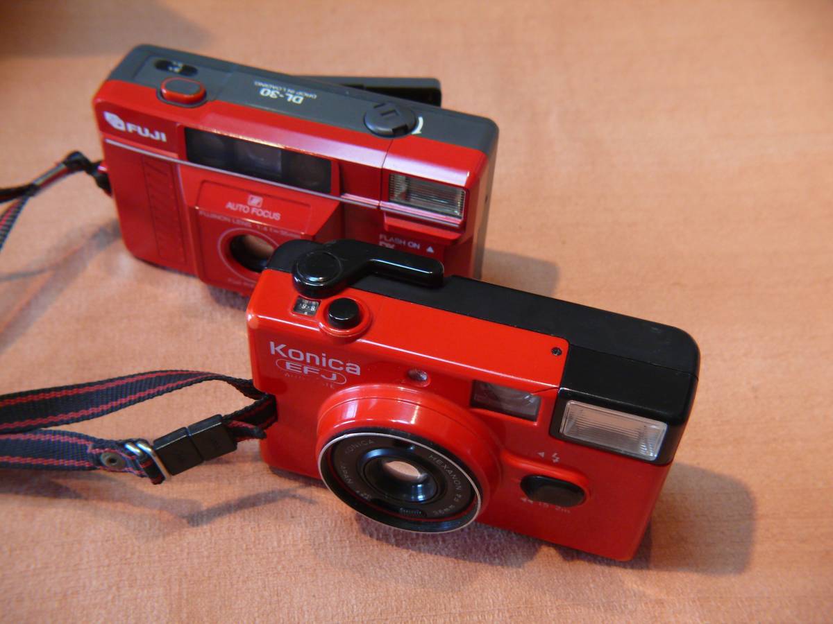EFJ AUTO レッド DATE KONICA Konica - コニカ み フラッシュOK