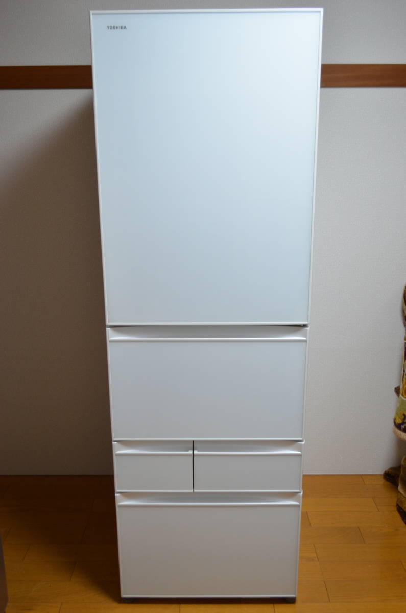 S119）東芝 TOSHIBA 冷凍冷蔵庫 426L 右開き 5ドア GR-H43GXV 2015年製