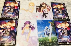 即決 Fate 展 限定 グッズ A4 クリアファイル 全4種セット 新品未開封 セイバー 遠坂凛 間桐桜 TYPE-MOON 展 Fate/stay night 15年の軌跡_1