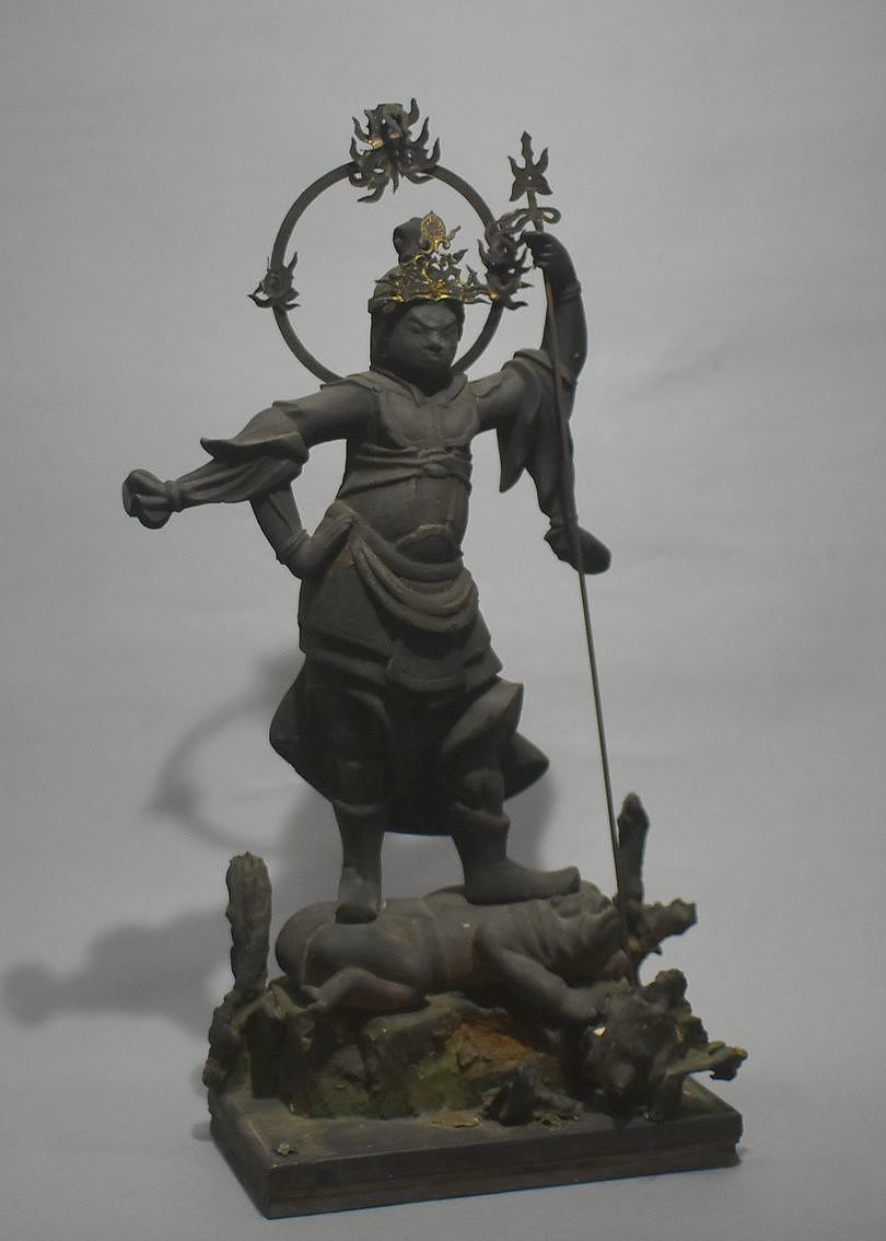 毘沙門天像 木彫 仏像 仏教美術 木彫り 【公式通販】