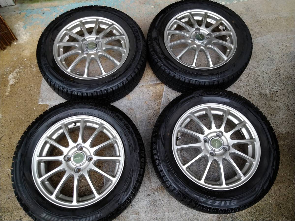 175/65R15 ブリザックREVOGZ トヨタアクアで使用 4本セット 商品の説明