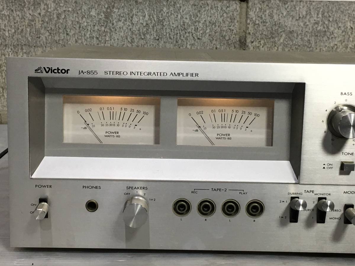 d*o様 動作品 貴重！レア！Victor JA-S55 ステレオ プリメイン Victor ビクター JA-S55 ステレオ プリメインアンプ 音響 オーディオ