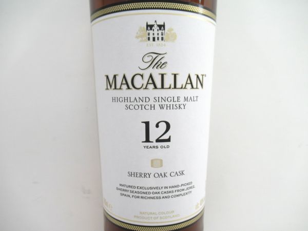 古酒 The MACALLAN マッカラン 12年 シェリー オーク カスク ハイ