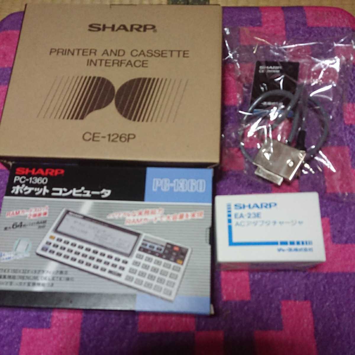 SHARP ポケットコンピュータ PC-1360 CE-126P ポケットコンピューター