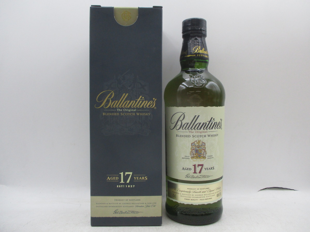 Ballantine’s 17年スコッチウイスキー　古酒、箱なし 未開栓 同梱OK商品】Ballantine's バランタイン 17年 スコッチ ウイスキー
