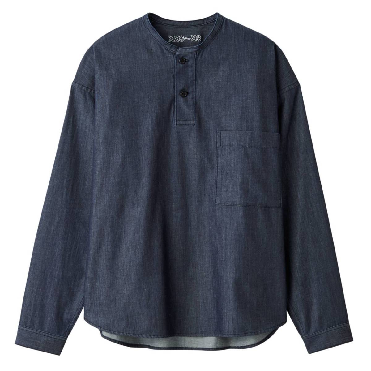 ムジラボ Muji Labo 19ss ジャパンファブリックインディゴスタンドカラーシャツ ダークネイビー S M 長袖シャツ 売買されたオークション情報 Yahooの商品情報をアーカイブ公開 オークファン Aucfan Com