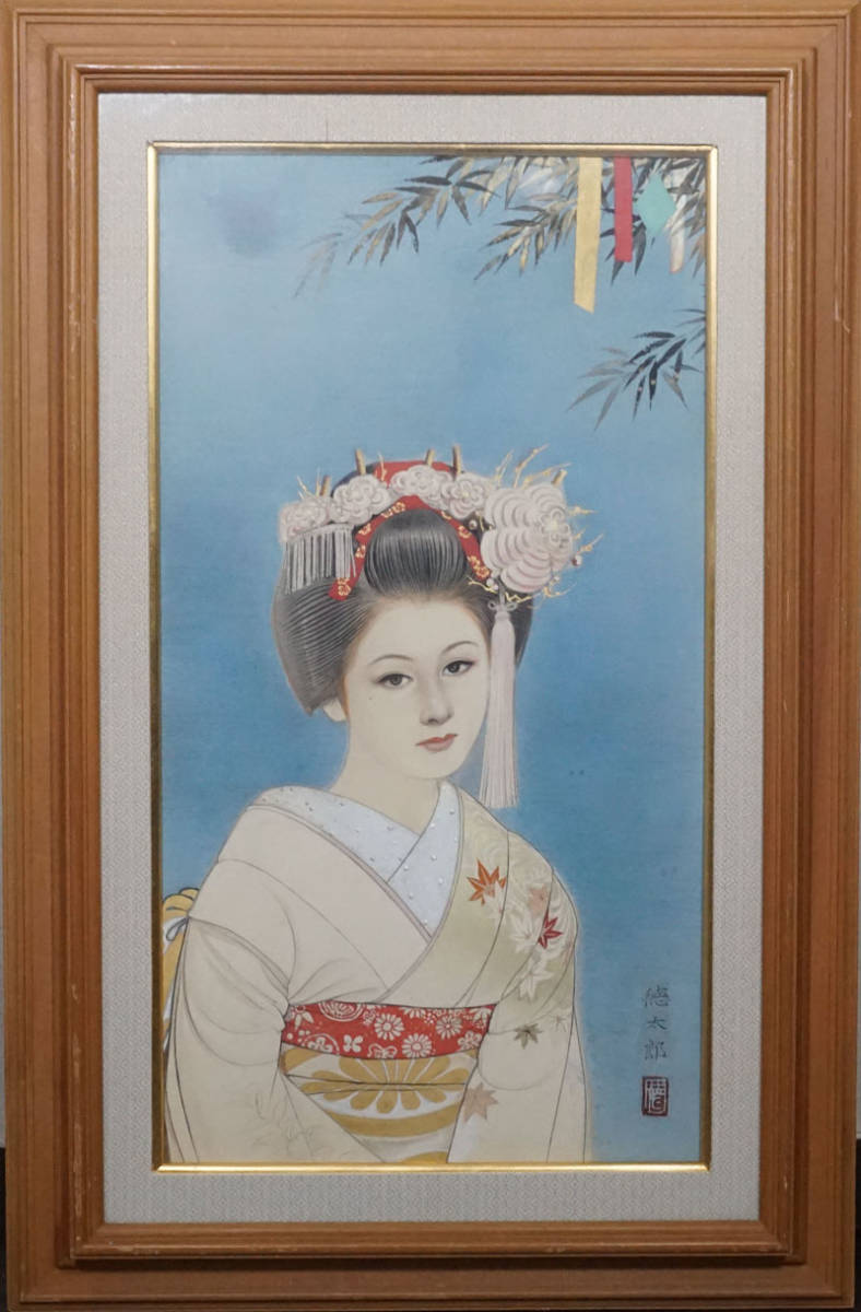 0 IS 5P-164 07 CLASH⁄EPIC 真作保証玉井徳太郎「舞妓」日本画