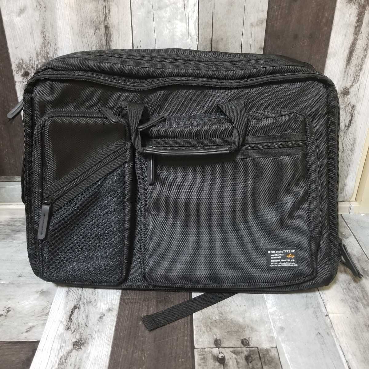 ALPHA INDUSTRIES 3way アルファインダストリーズ バッグ ビジネス 
