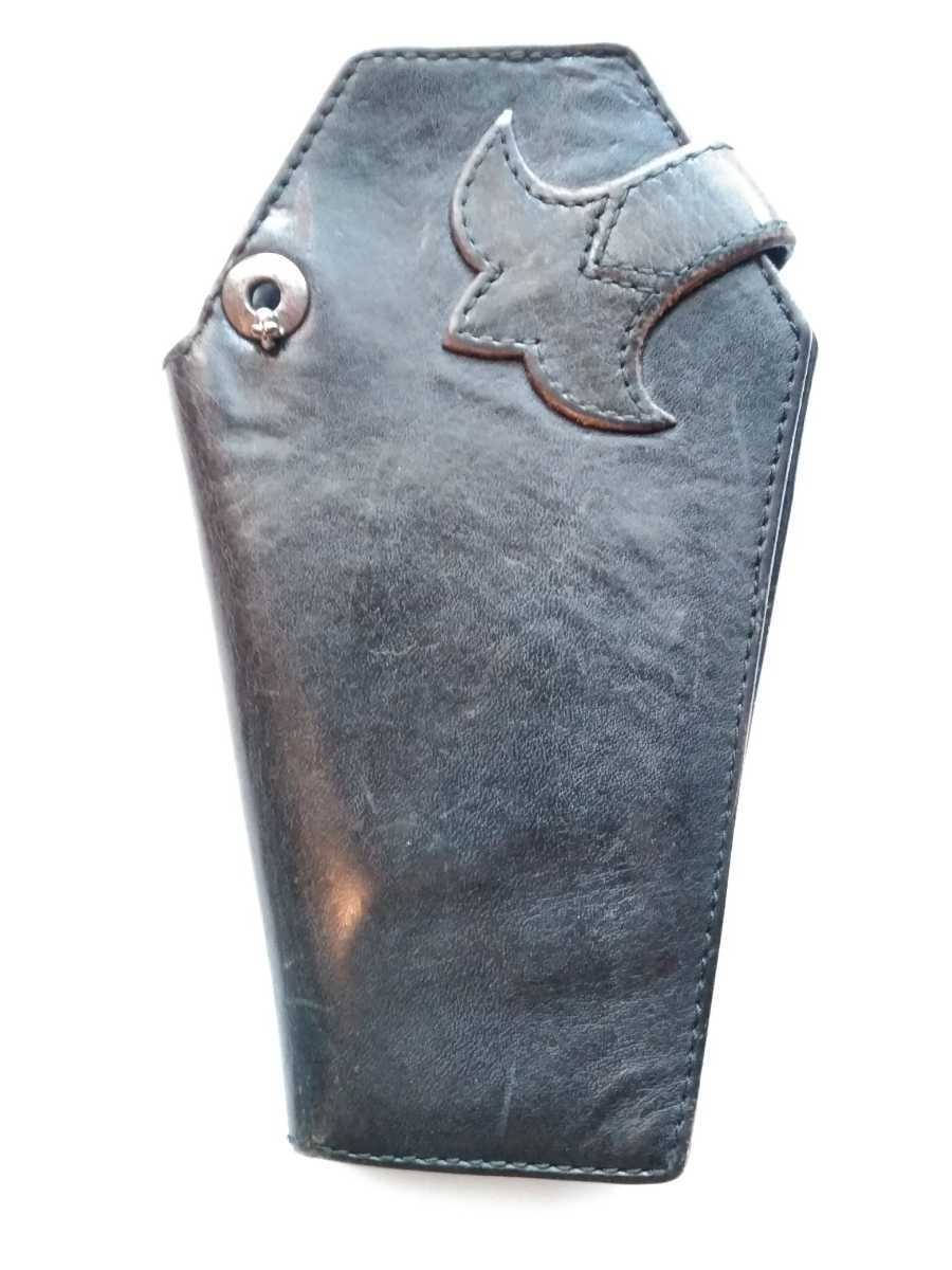 サーティーンデザインズ レザー ロングウォレット シルバー マッド 