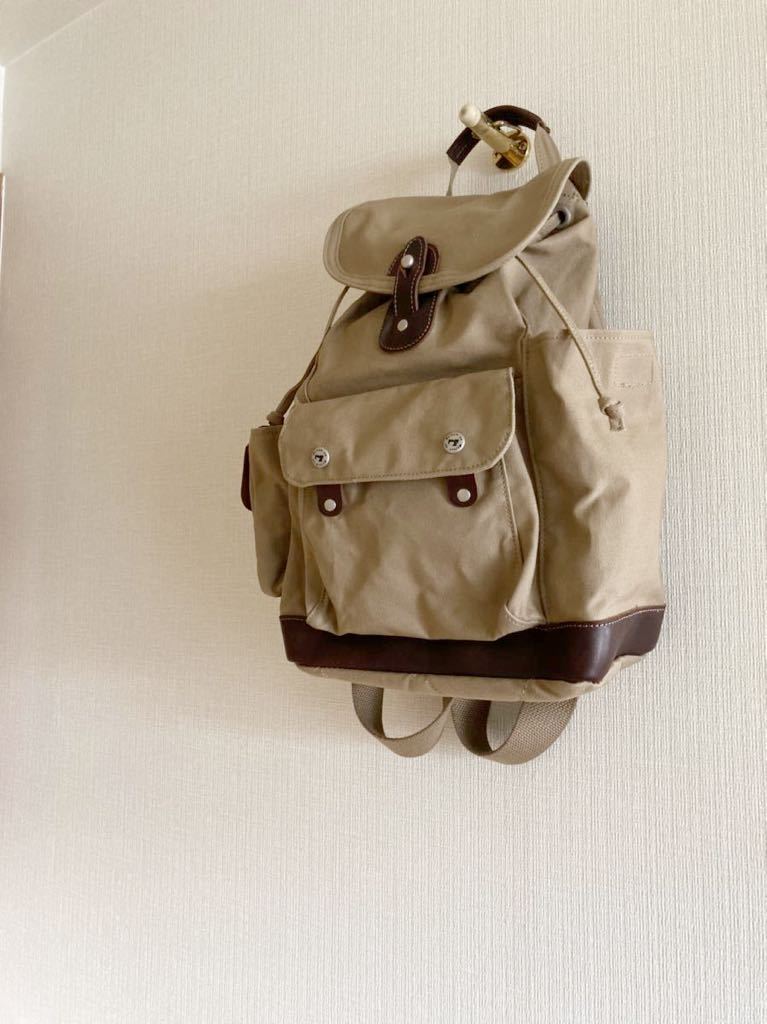 未使用美品！【 Stitch-on ステッチ オン】豊岡鞄 帆布×レザー 