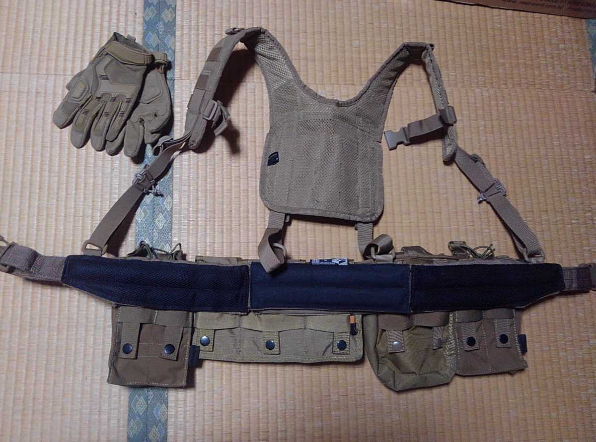 サバゲ装備 ライトウェイトハーネス アグレッサーグループ CONDOR GHOSTGEAR TMC M4 AK G36 AUG SG552 タクティカルベスト 