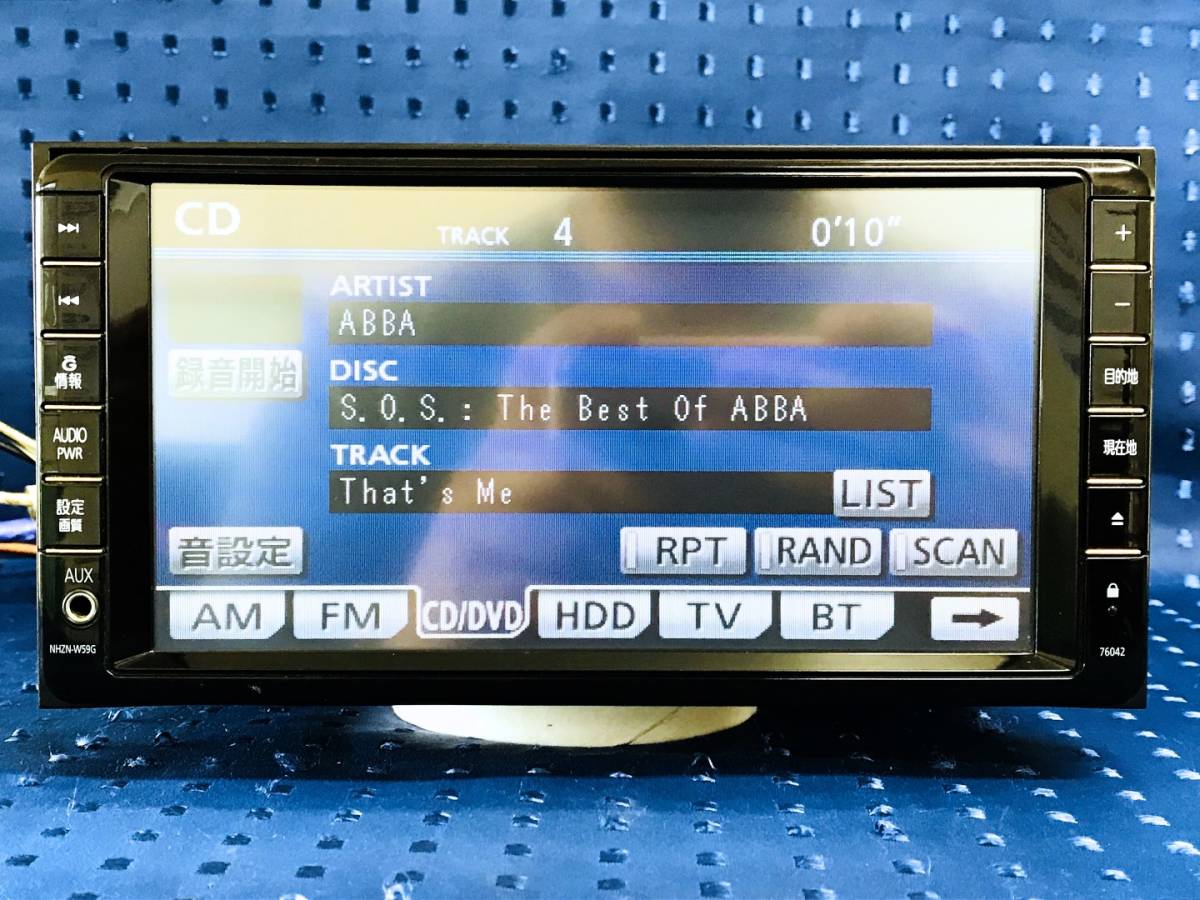 トヨタ純正 メモリーナビ NSCP-W62☆CD⁄Bluetooth☆地図データ - 2026