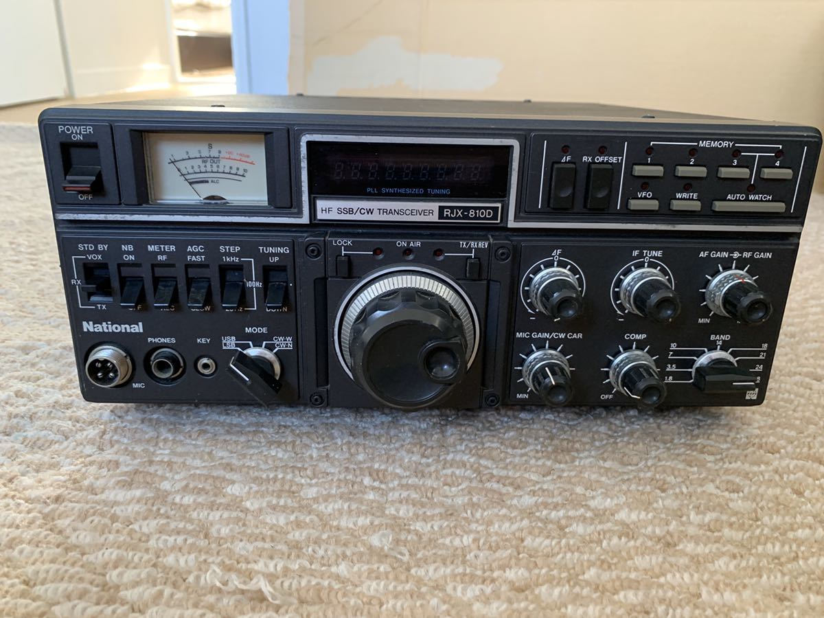 ジャンクRJX-810D　表記文最後まで参照してください。 national RJX-810D トランシーバー ジャンク 動作未確認 【公式通販】