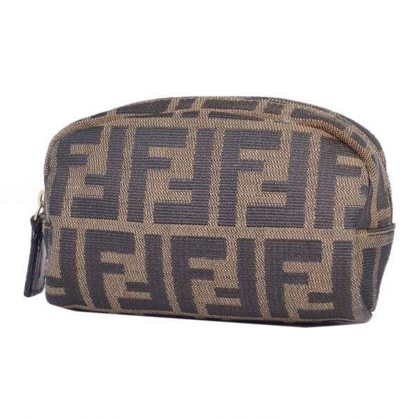 【人気，人気SALE】 Vintage フェンディ FENDI ズッカ柄 コスメポーチ ミニポーチ 小物入れ イタリア製 レディース カーキ cj05oe-rm05b10192(ポーチ)｜売買されたオークション情報、yahooの商品情報をアーカイブ公開 - オ かばん、バッグ