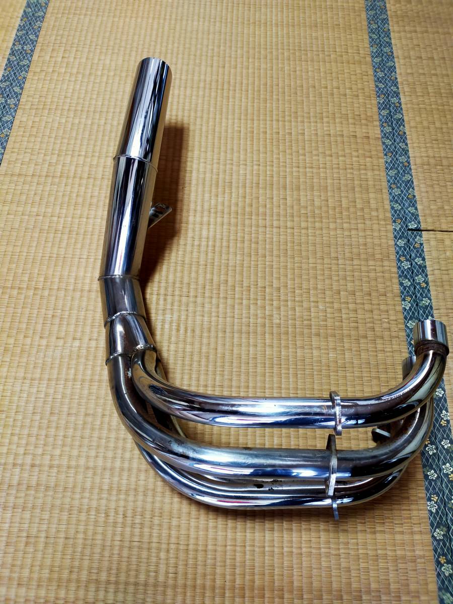 集合管 マフラー CB400F ヨンフォア ショート管 FOUR 赤 70パイ