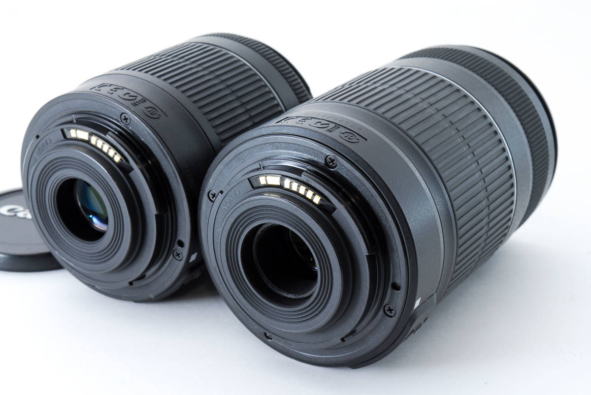美品】キャノン Canon EOS kiss X7 18-55mm IS STM・55-250mm IS II