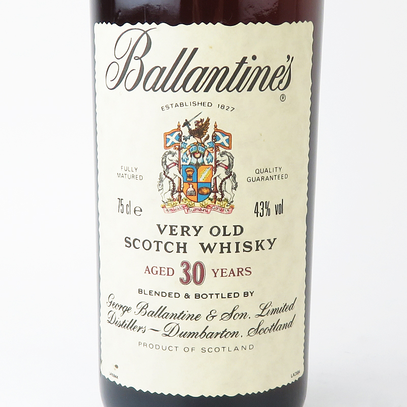 1円～ バランタイン 30年 ベリーオールド スコッチ ウイスキー 金キャップ 750ml Ballantines 酒 未開栓 バランタイン 30年 ベリーオールド Ballantine's（バランタイン）30年 1円~ 酒