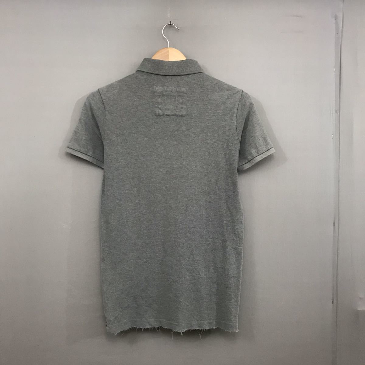 アバクロ Abercrombie & Fitch ヘラジカ ポロシャツ 半袖 ビッグロゴ 