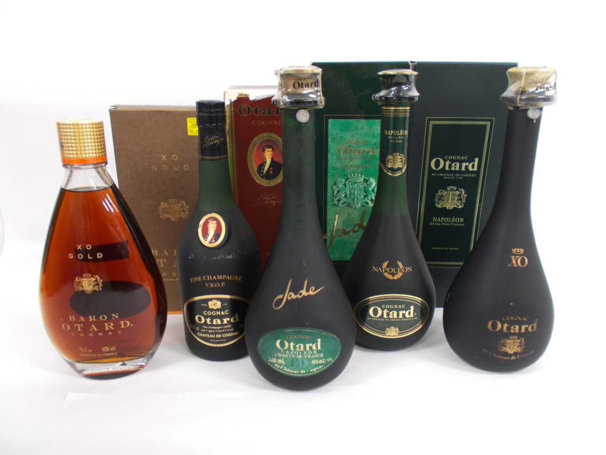 定番，セール 1円 おたからや U0829-11 未開栓 Otardオタール BARONバロン OTARD XO GOLD/XO/VSOP/NAPOLEONナポレオン/Jadeジェイド 5本まとめて(その他)｜売買されたオークション情報、yahooの商品情報をアーカイブ公開 - コニャック