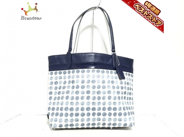 数量限定，2025 コーチ COACH トートバッグ 29432 ペインテッド ドット スモール トート PVC 塩化ビニール &times;エナメル レザー &times;レザー バッグ(トートバッグ)｜売買されたオークション情報、yahooの商品情 かばん、バッグ