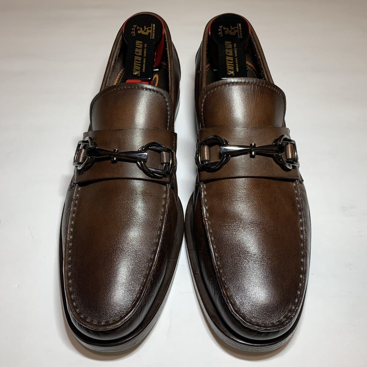 【美品】Santoni サントーニ 7.5 約26.5cm ダークブラウン サントーニ】 Santoni / 26.5cm / 美品 / こげ茶 / ダークブラウン