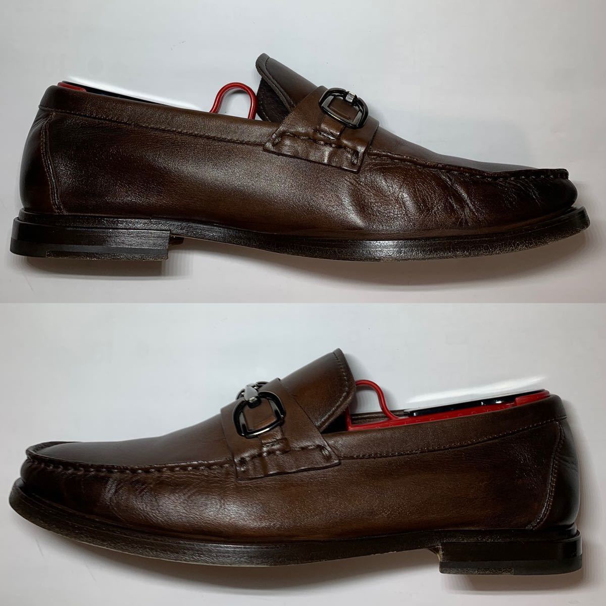 サントーニ】 Santoni / 26.5cm / 美品 / こげ茶 / ダークブラウン
