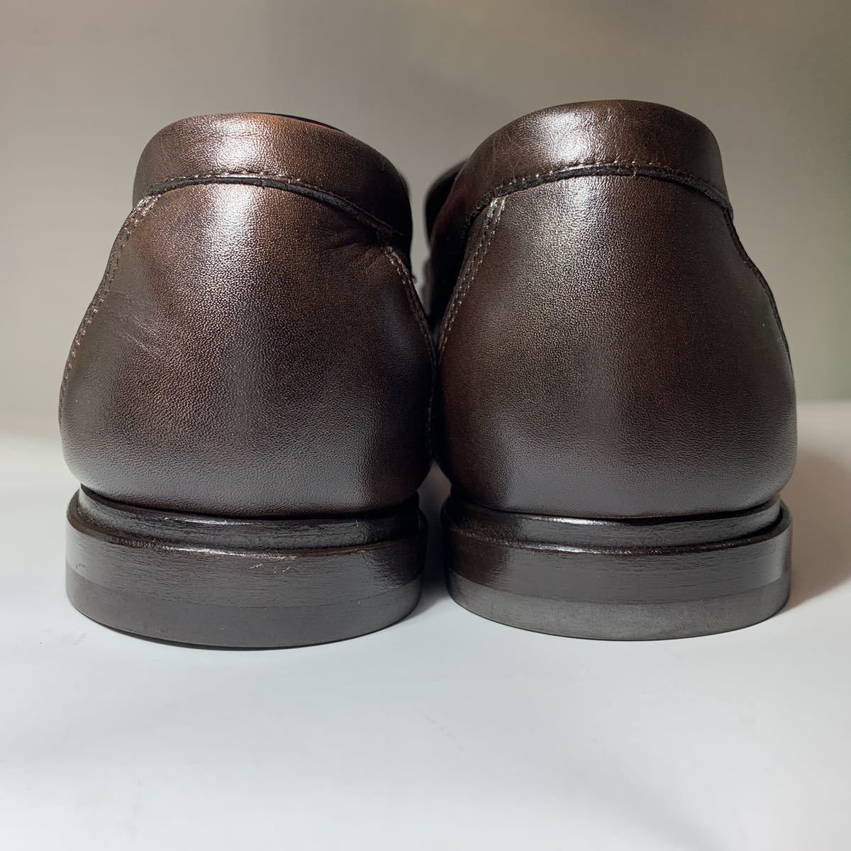 サントーニ】 Santoni / 26.5cm / 美品 / こげ茶 / ダークブラウン