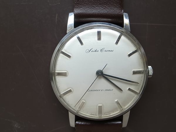 21石 Cronos⁄クロノス セイコー 手巻き時計 手巻 | イタリアンレザー