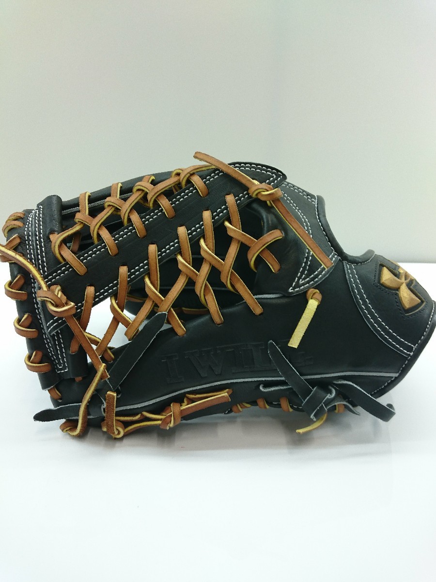 Under Armour 軟式用限定モデルクロコダイル調柳田キャンプ使用モデル UNDER ARMOUR◇柳田悠岐モデル/硬式 外野手用グラブ(左利き用)/BLK