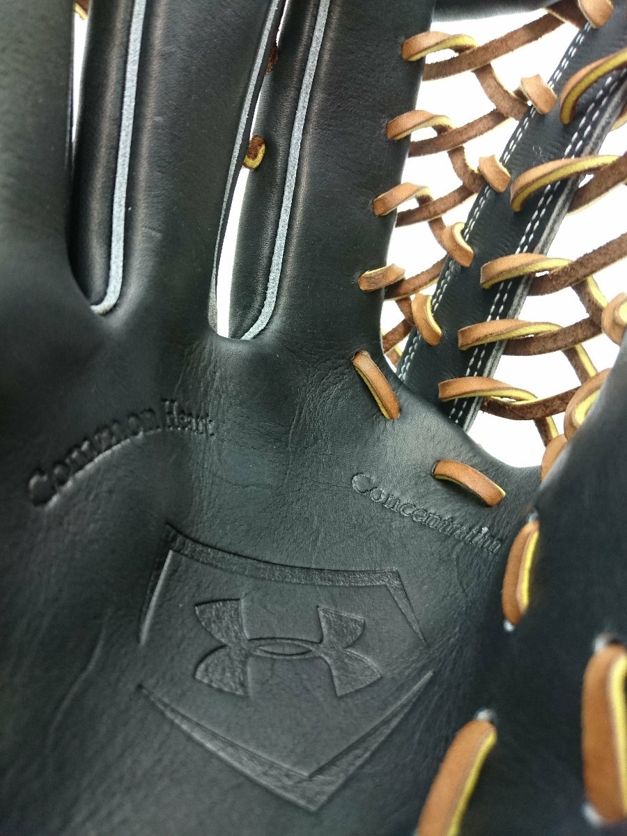 UNDER ARMOUR◇柳田悠岐モデル/硬式 外野手用グラブ(左利き用)/BLK