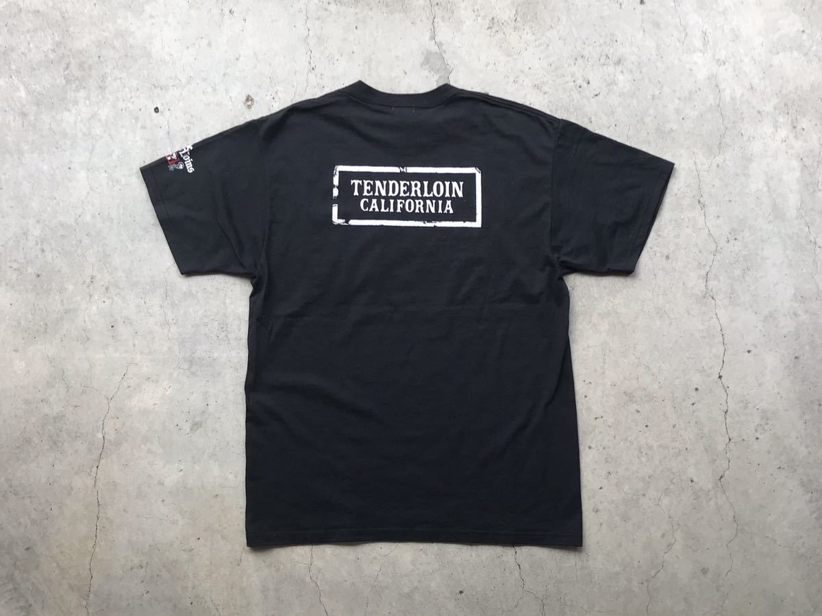 TENDERLOIN 両面プリント ポケットTシャツ Lサイズ テンダーロイン 