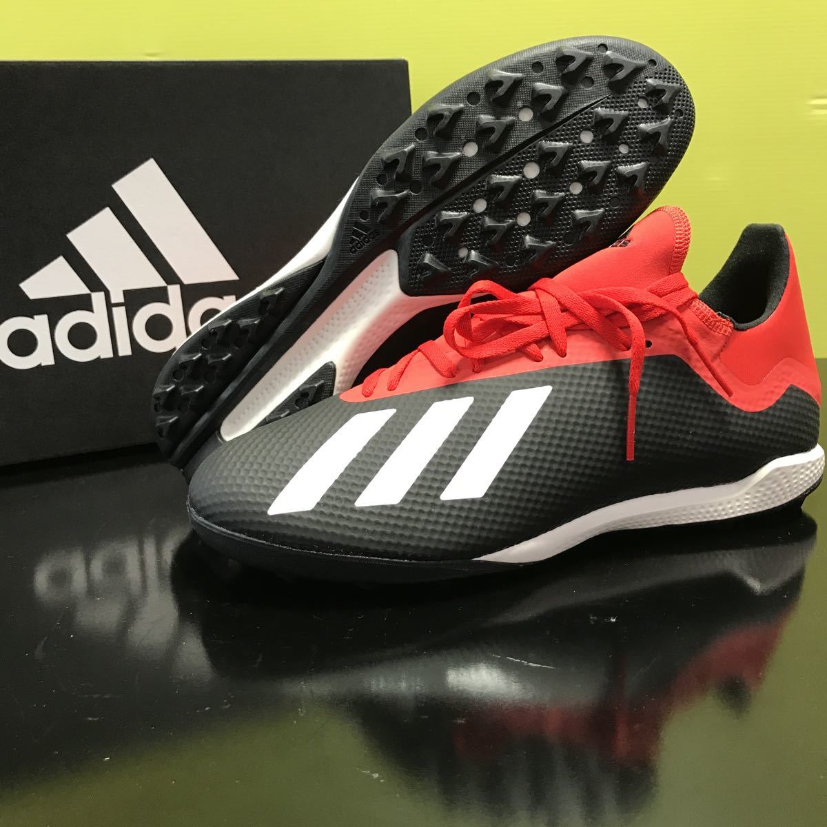 Adidas 赤 サッカートレーニングシューズ 26 0cm 新品 アディダス