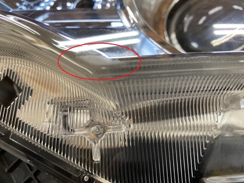 ワゴンR スティングレー MH44S 左ヘッドライト HID / ブルーメッキ