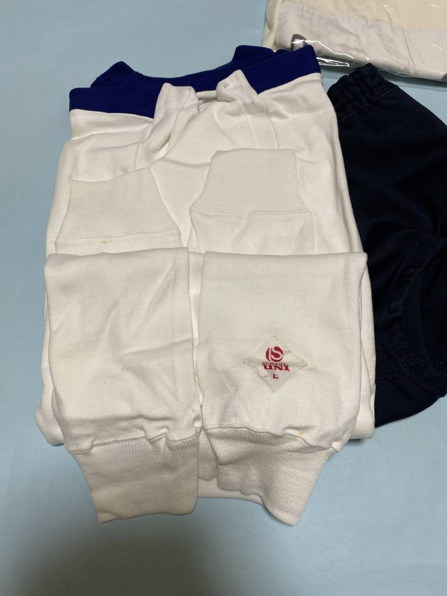 体操服・体操着　半袖　長袖 ブルマ　Lサイズ　上下3点セット_6