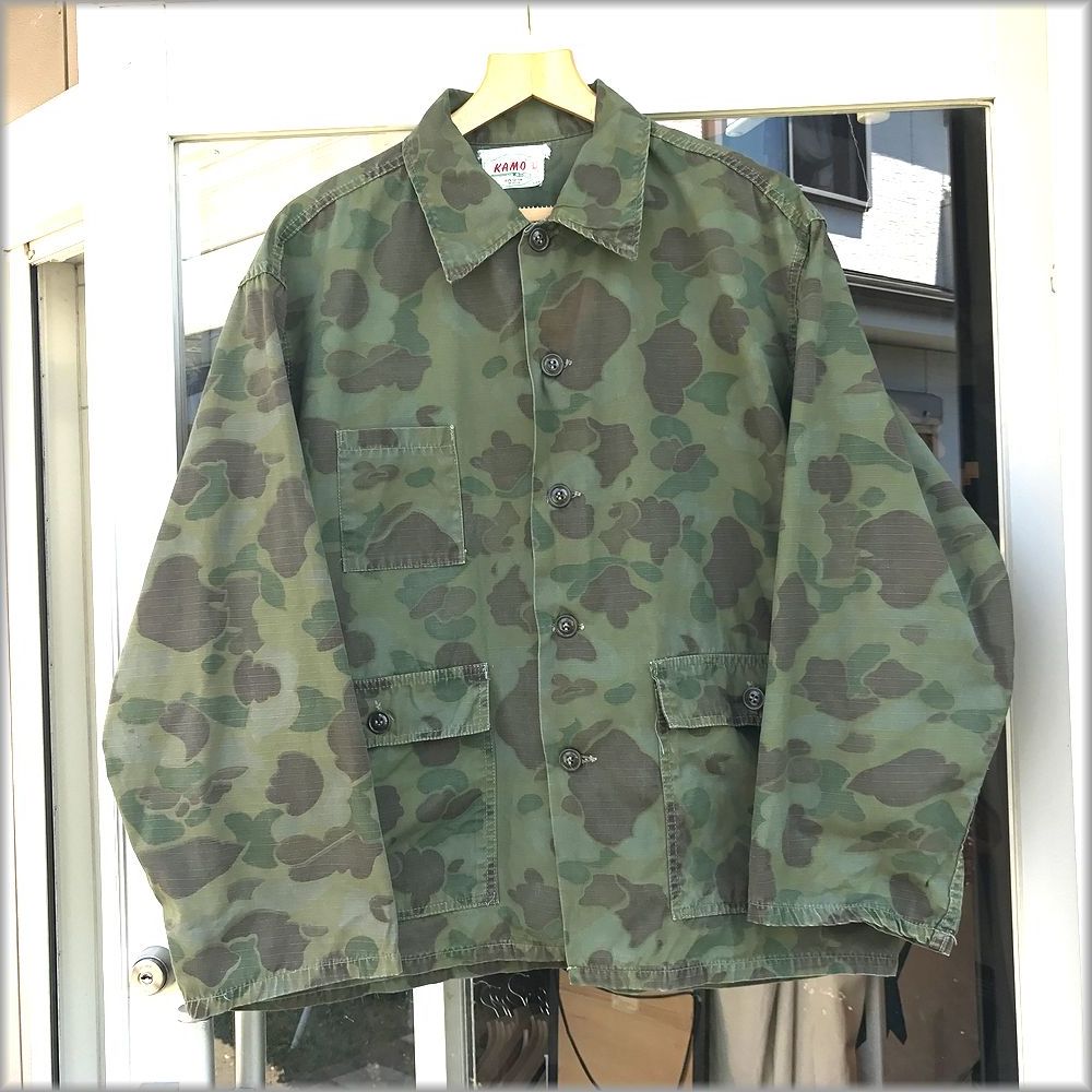 最新作 ☆KAMO 60s 70s USA製 リップストップ 迷彩柄 ジャケット size