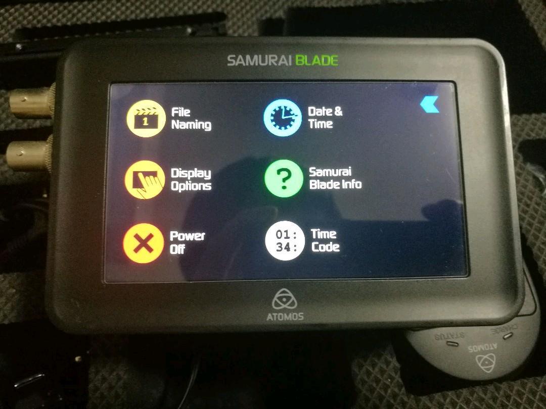 中古 ATOMOS SAMURAI BLADE HD-SDI 入力/出力付 ビデオレコーダー