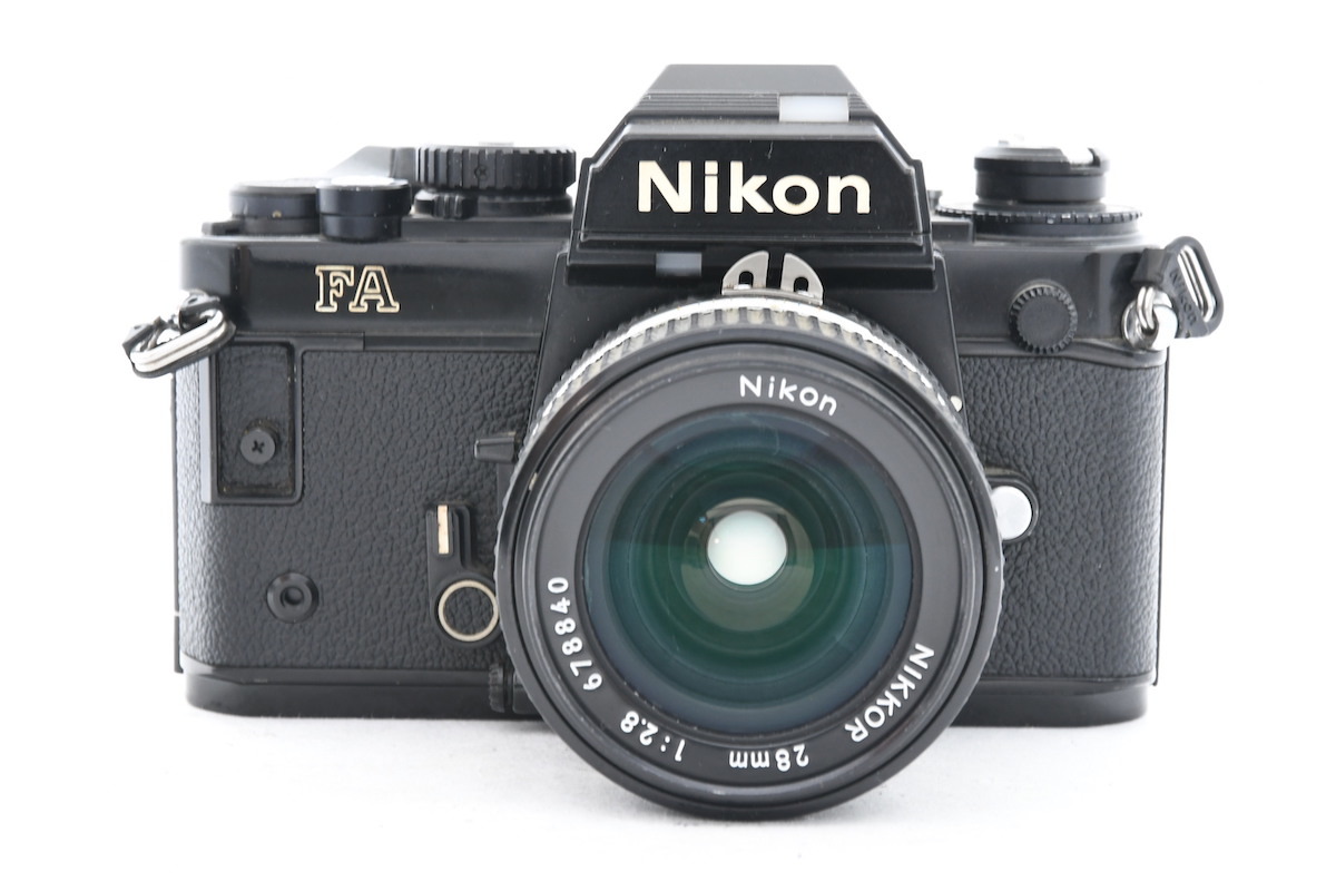 ◇ Nikon ニコン FA + AI-S NIKKOR 28mm F2.8 MF一眼レフ 単焦点レンズ