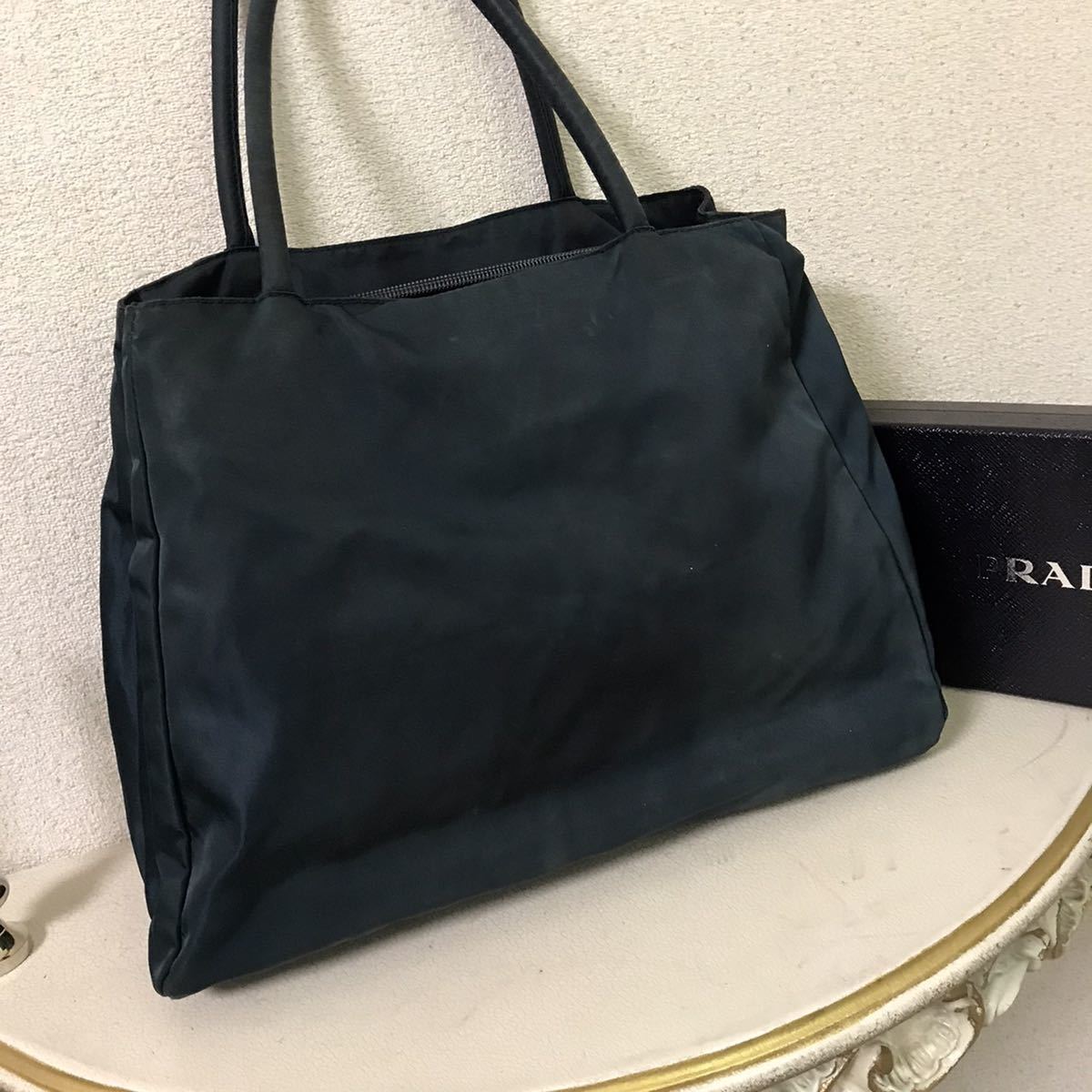 美品 プラダ PRADA ハンドバッグ ナイロントート ショルダーバッグ 
