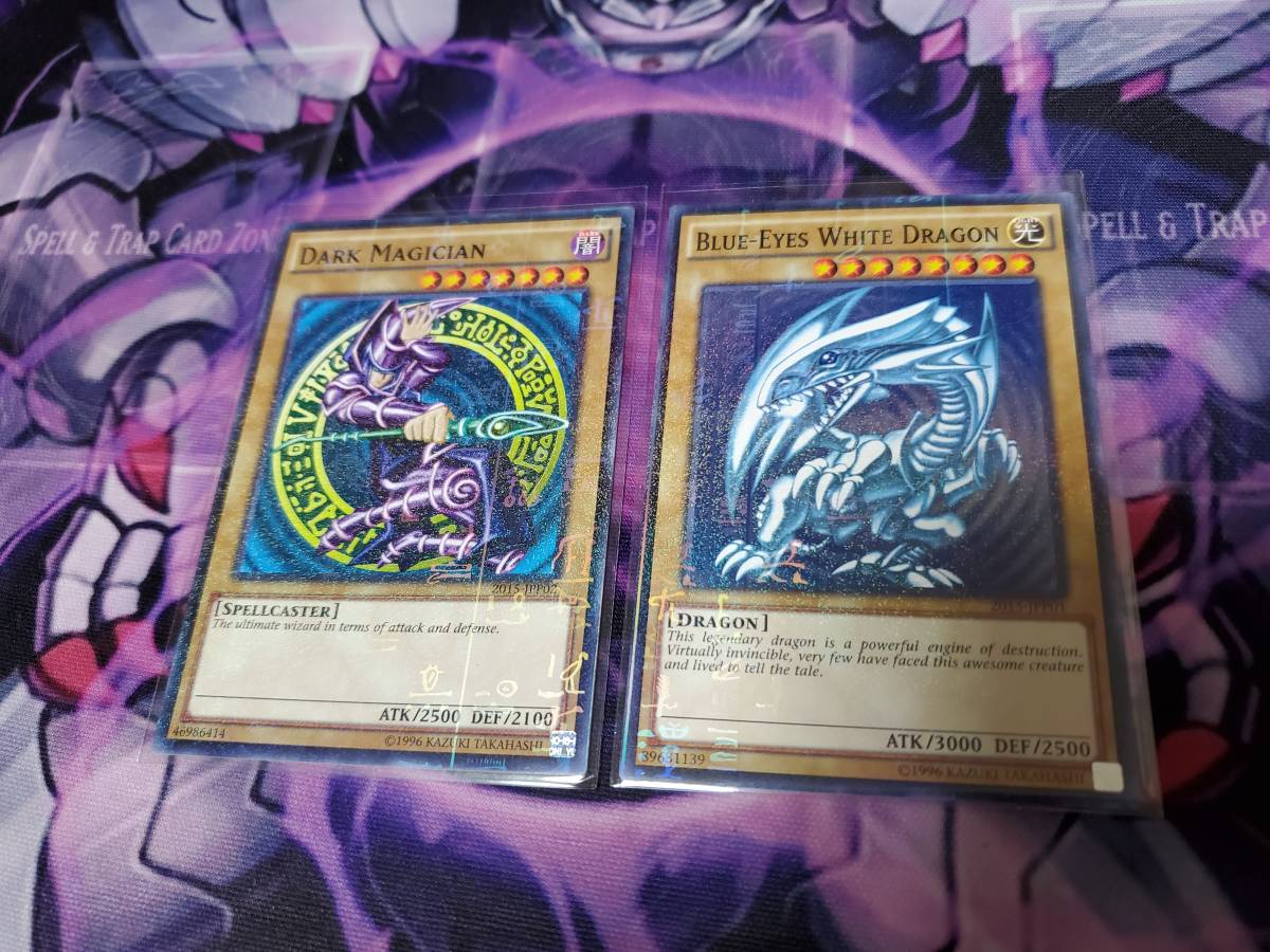 遊戯王　青眼の白龍　ブラックマジシャン ミレニアムレア　wcs2015 遊戯王 英語 WCS 2015 青眼の白龍 ブラック・マジシャン ミレニアム